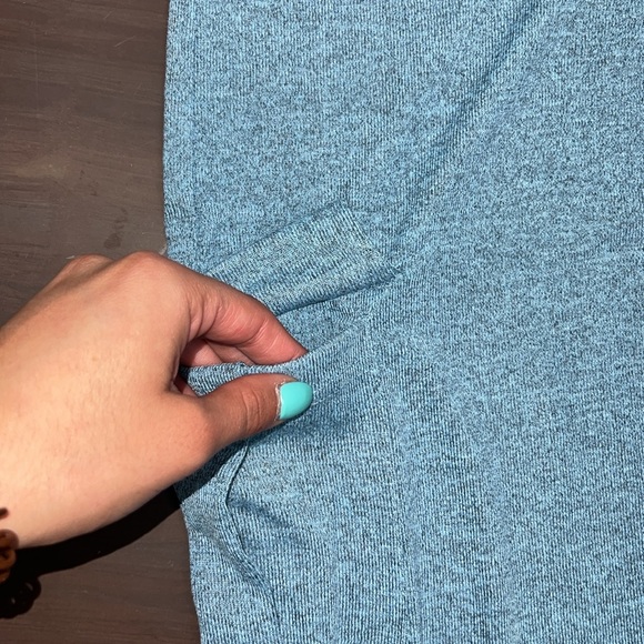 NWT Cargo Pant & Cropped Scoop Neck Sweater Boutique True Blue Set - Picture 3 of 8